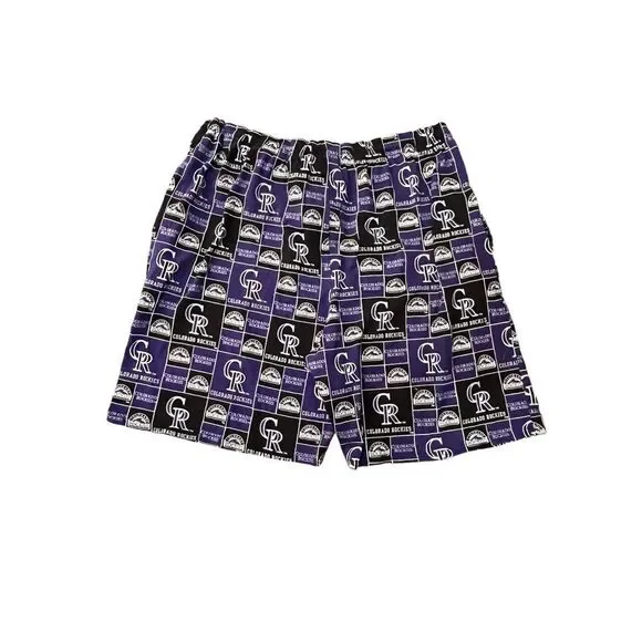 MLB Colorado Rockies Baseball Men's Pajama Lounge Shorts Size‎ 2XL - Picture 2 of 4
